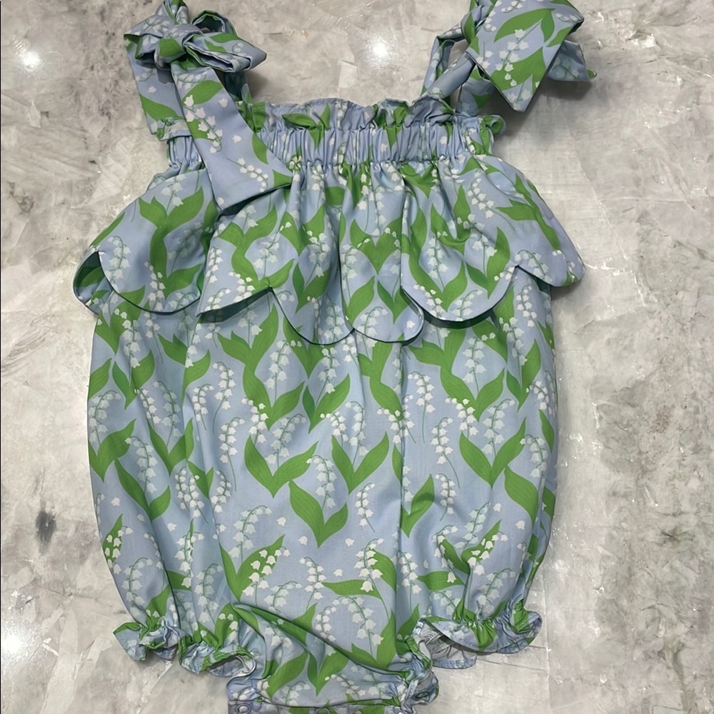 Floral Baby Romper